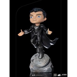 Justice League figurine Mini Co. Deluxe Superman Black Suit Iron Studios