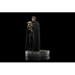 Star Wars The Mandalorian figurine Art Scale Luke Skywalker et Grogu Iron Studios