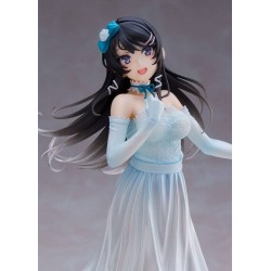 Rascal Does Not Dream of Bunny Girl Senpai figurine Coreful Mai Sakurajima Party Dress Ver. Taito Prize