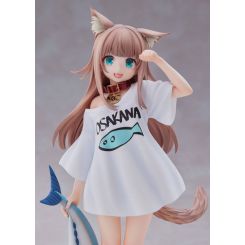 My Cat Is a Kawaii Girl figurine Kinako Good Morning Ver. Limited Edition Golden Head