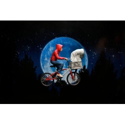 E.T., l'extra-terrestre figurine Elliott & E.T. on Bicycle Neca