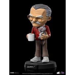 Stan Lee with Grumpy Cat figurine Mini Co. Iron Studios