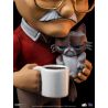 Stan Lee with Grumpy Cat figurine Mini Co. Iron Studios