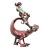 Tomb Raider figurine Mini Epics Lara Croft & Raptor Weta Workshop