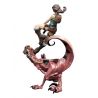 Tomb Raider figurine Mini Epics Lara Croft & Raptor Weta Workshop