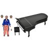 Elton John figurine Clothed Live in '76 Deluxe Set Neca