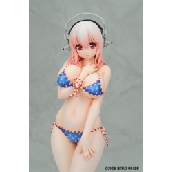 Nitro Super Sonic figurine Super Sonico Paisura Bikini Ver. Re-Run Kaitendoh