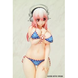 Nitro Super Sonic figurine Super Sonico Paisura Bikini Ver. Re-Run Kaitendoh