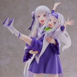 Re:Zero Starting Life in Another World figurine Emilia & Childhood Emilia Sega