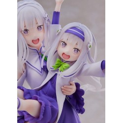 Re:Zero Starting Life in Another World figurine Emilia & Childhood Emilia Sega