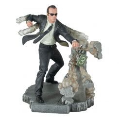 The Matrix Gallery statuette Agent Smith Diamond Select