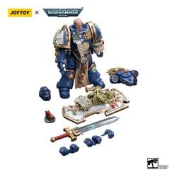 Warhammer 40k figurine Ultramarines Primaris Captain with Relic Shield and Power Sword Joy Toy