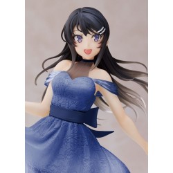 Rascal Does Not Dream of Bunny Girl Senpai figurine Coreful Mai Sakurajima Clear Dress Ver. Taito Prize