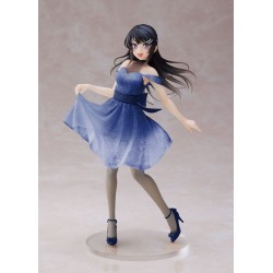 Rascal Does Not Dream of Bunny Girl Senpai figurine Coreful Mai Sakurajima Clear Dress Ver. Taito Prize