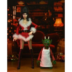 Elvira, Mistress of the Dark figurine Clothed Very Scary Xmas Elvira Neca