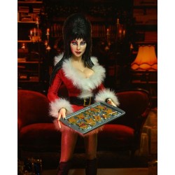 Elvira, Mistress of the Dark figurine Clothed Very Scary Xmas Elvira Neca