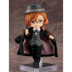 Bungo Stray Dogs figurine Nendoroid Doll Chuya Nakahara Orange Rouge