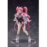 Original Character figurine Rampaging Twin-tail Arisa Bibi Buttons