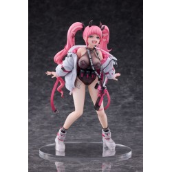 Original Character figurine Rampaging Twin-tail Arisa Bibi Buttons