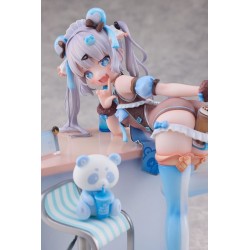 Original Character figurine Blue Panda Coffee by Henriita Hotvenus