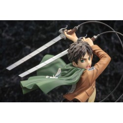 Attack on Titan figurine ARTFXJ Eren Yeager Renewal Package Ver. Kotobukiya