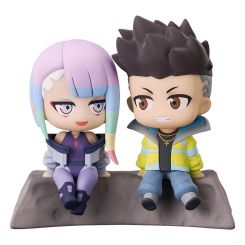 Cyberpunk: Edgerunners pack 2 mini figurines Qset David & Lucy - To The Moon Good Smile Company