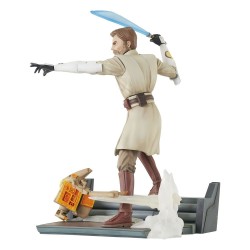 Star Wars: The Clone Wars Deluxe Gallery statuette General Obi-Wan Kenobi Gentle Giant