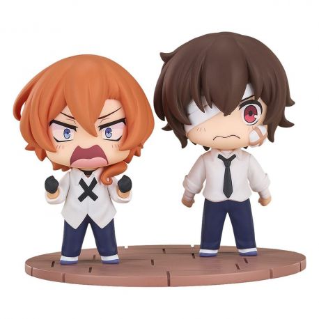 Bungo Stray Dogs Wan! figurines Chibi Osamu Dazai & Chuya Nakahara: Fourteen-Year-Old Ver. Good Smile Company