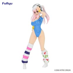 Super Sonico figurine Concept Figure 80's Color Blue Ver. Furyu