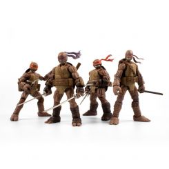 Tortues Ninja pack 4 figurines BST AXN Zombie Turtle (IDW Comics) The Loyal Subjects