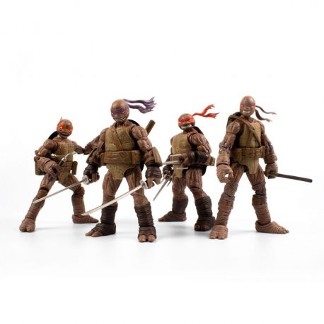 Tortues Ninja pack 4 figurines BST AXN Zombie Turtle (IDW Comics) The Loyal Subjects